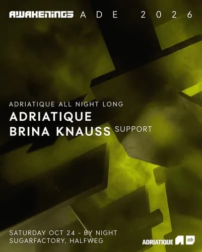 Adriatique All Night Long ADE 2026 — official artwork