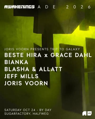 Joris Voorn presents Trip To Galaxy ADE 2026 — official artwork