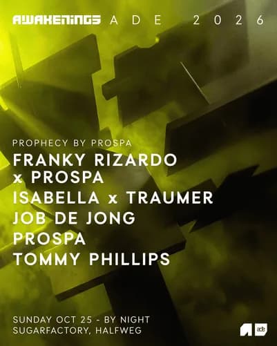 Prophecy by Prospa ADE 2026 — official artwork