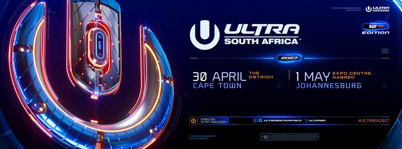 Ultra South Africa — Cape Town 2027 artwork