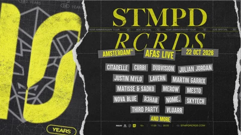 STMPD 10 Years ADE — official artwork